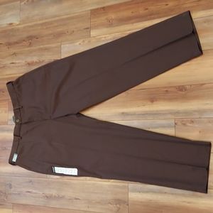 🔥HOT DEAL🔥 Haggar Flat Front Classic Fit Premium No Iron Khaki Size 40x32